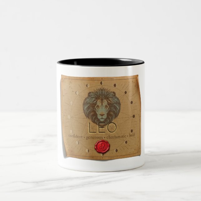 Zodiac - Leo - Coffee Mug (Center)