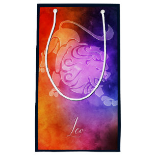 Zodiac : Leo Colourful Candy Colours Small Gift Bag