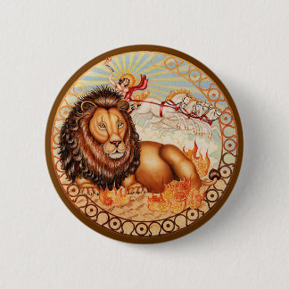 Zodiac Leo - Customise it! 6 Cm Round Badge