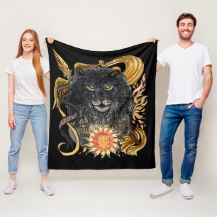 Zodiac Leo Fleece Blanket