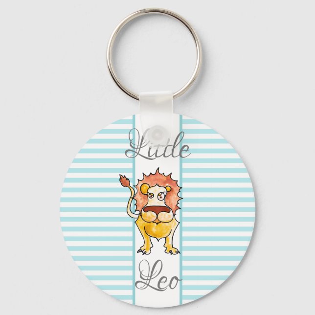 Zodiac Leo Key Ring (Front)