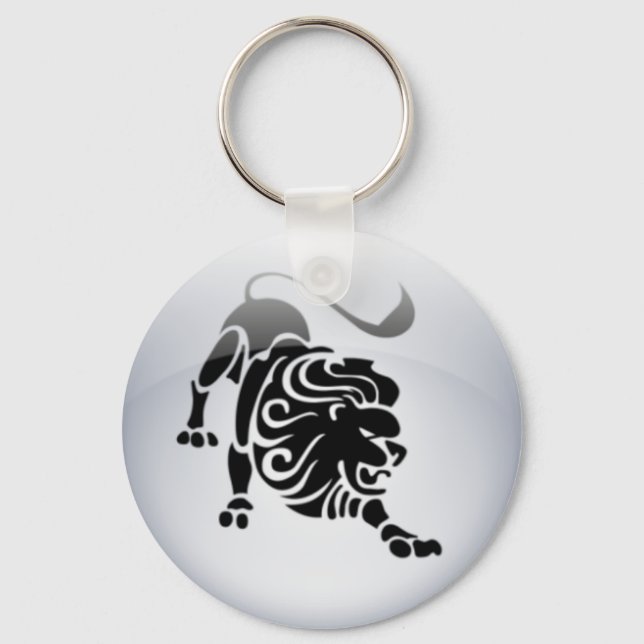 Zodiac Leo Key Ring (Front)