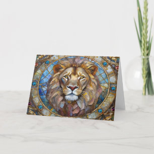 Zodiac - Leo the Lion Card