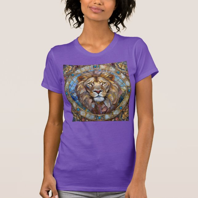 Zodiac - Leo the Lion T-Shirt (Front)