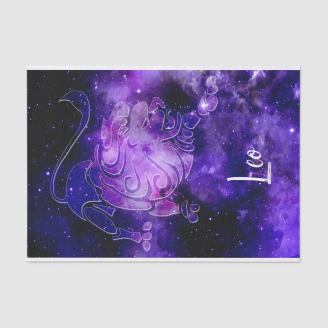 Zodiac : Leo Tissue Paper (Front)