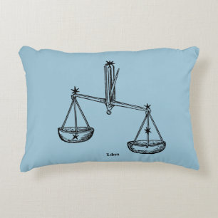 Zodiac: Libra, 1482 Decorative Cushion