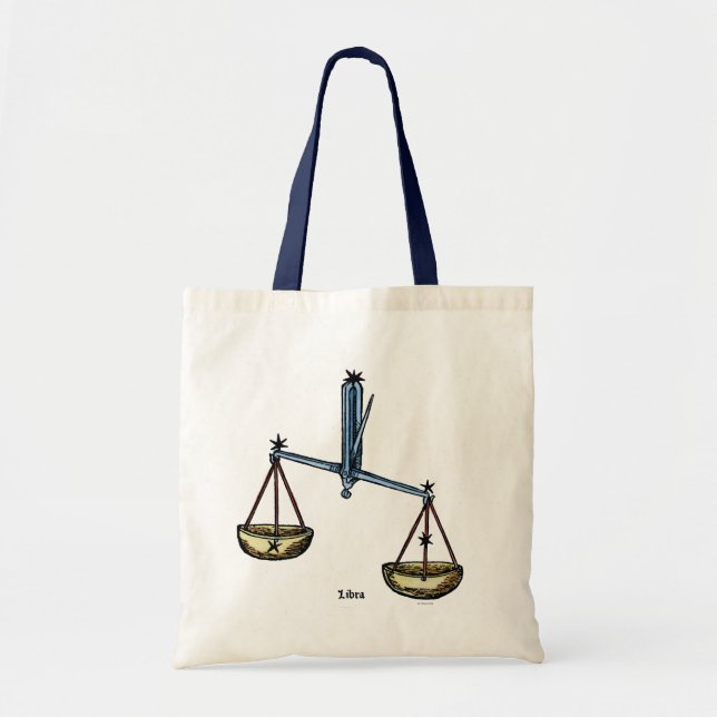 Zodiac: Libra In Colour Tote Bag (Front)