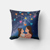 Zodiac Mama Pillow: Linked Constellations