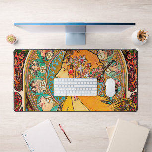 Zodiac, Mucha Desk Mat