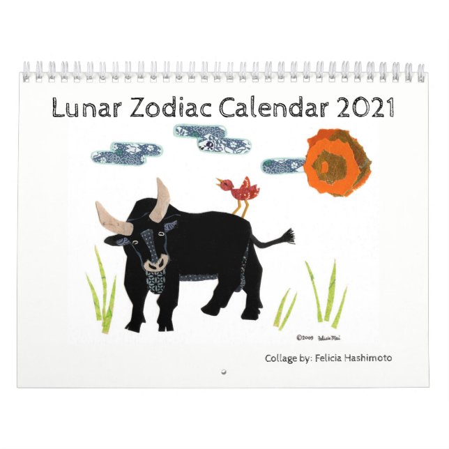 Zodiac New Year Calendar 2021 (Cover)
