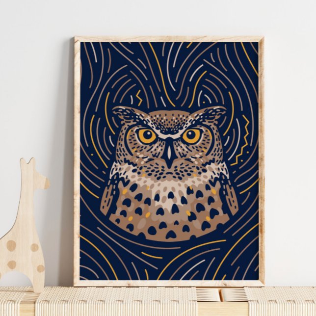 Zodiac Owl Animal Print | Owl Print (Creator Uploaded)