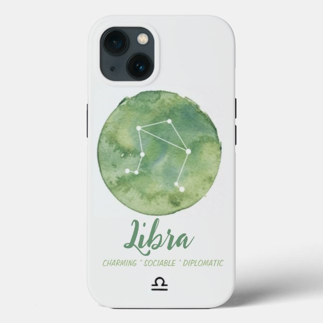 Zodiac phone case- Libra Case-Mate iPhone Case (Back)