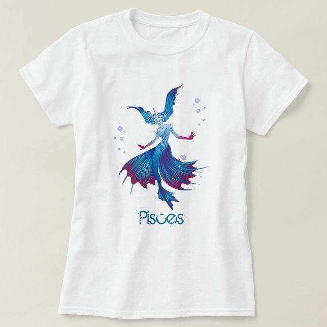 Zodiac Pisces T-Shirt (Design Front)
