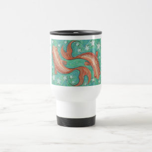 Zodiac Pisces travel/commuter mug