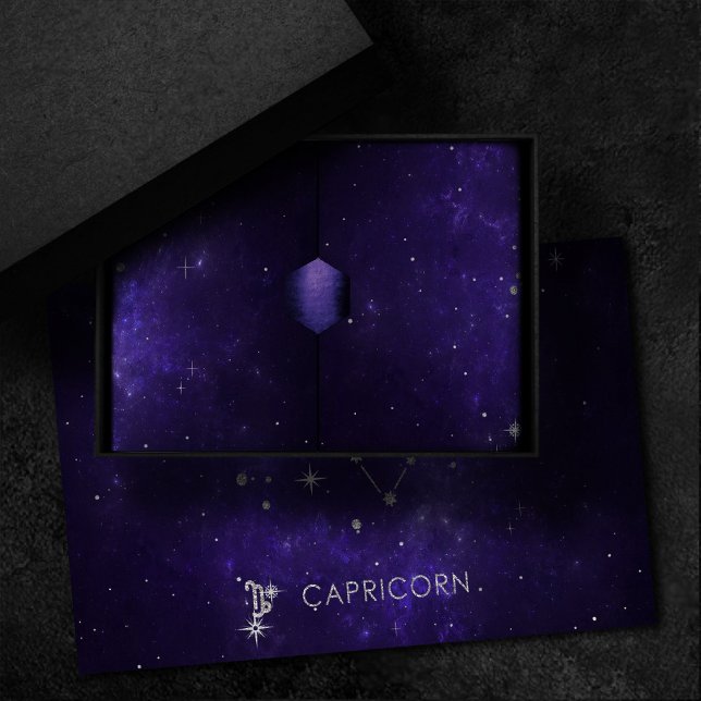 Zodiac Purple Capricorn | Astrology Horoscope Tissue Paper (Creator Uploaded)
