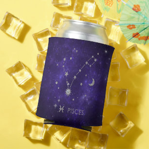 Zodiac Purple Pisces   Cosmic Astrology Horoscope Can Cooler