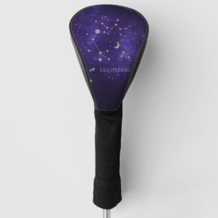 Zodiac Purple Sagittarius   Astrology Horoscope Golf Head Cover