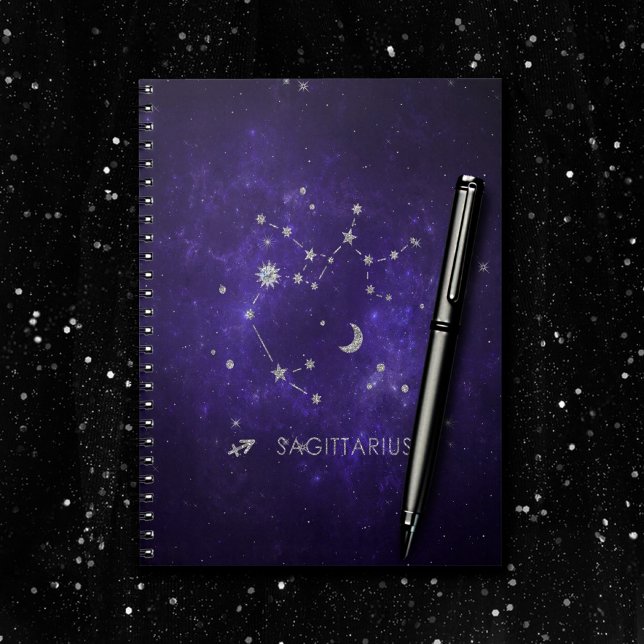 Zodiac Purple Sagittarius | Astrology Horoscope Notebook (Creator Uploaded)