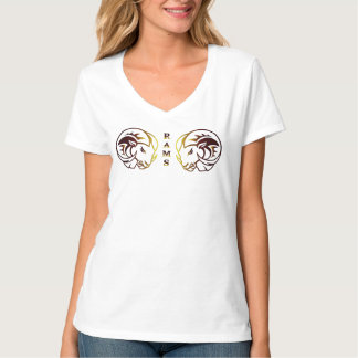 Zodiac Ram Women V-Shirt T-Shirt