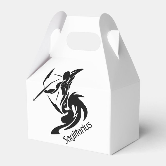 Zodiac Sagittarius Favour Box (Front Side)