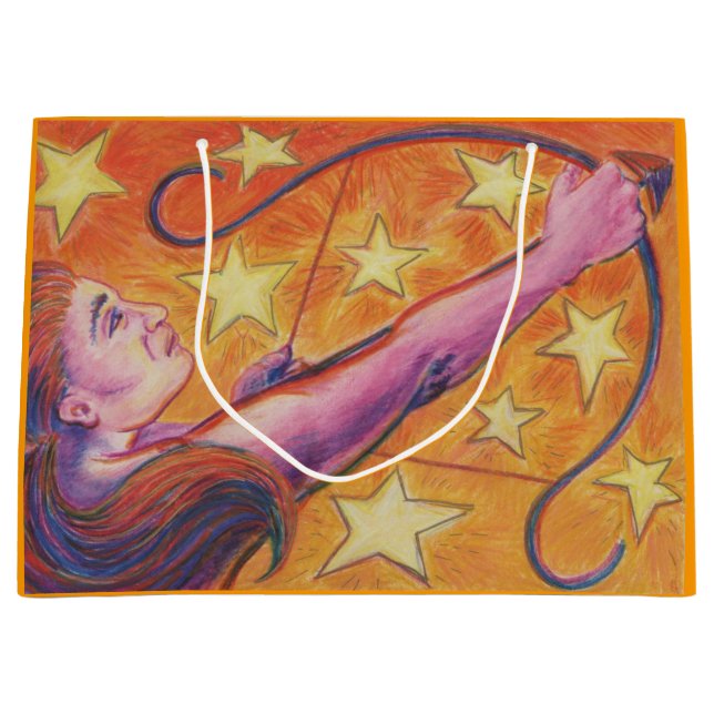 Zodiac Sagittarius gift bag large (Front)