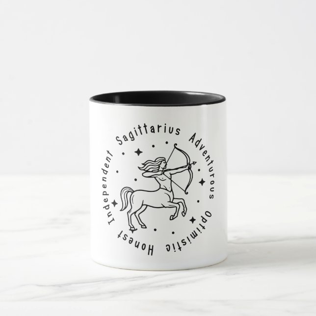 Zodiac Sagittarius Mug (Center)