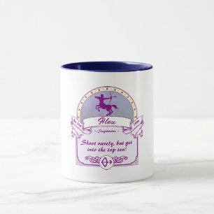 Zodiac Sagittarius sign Purple Magic Mug