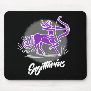 Zodiac Sagittarius Symbol Mouse Pad