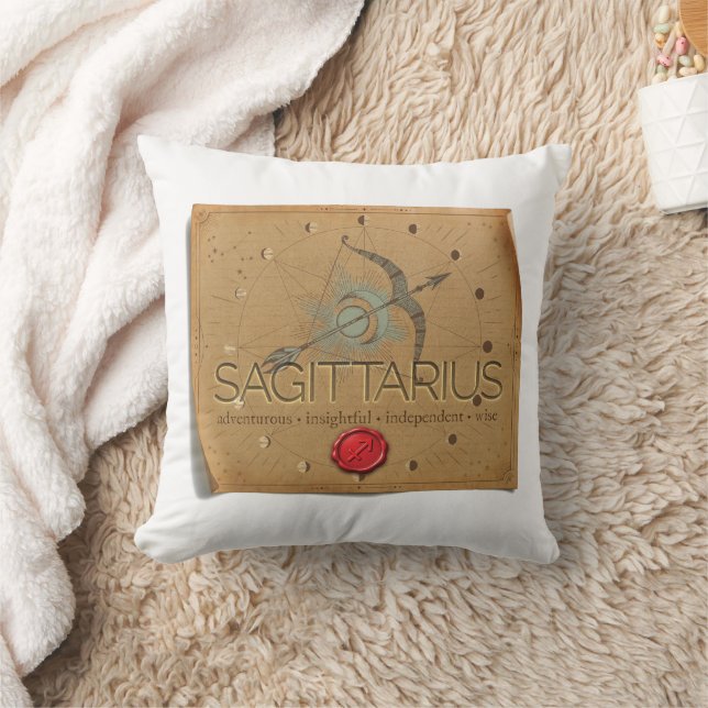 Zodiac - Sagittarius - Throw Pillow (Blanket)