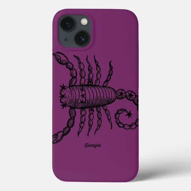 Zodiac: Scorpio, 1482 Case-Mate iPhone Case (Back)