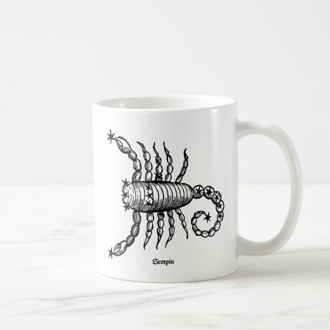 Zodiac: Scorpio, 1482 Coffee Mug (Right)