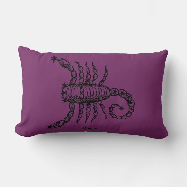 Zodiac: Scorpio, 1482 Lumbar Cushion (Front)