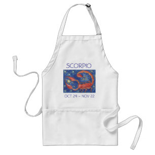 Zodiac Scorpio apron