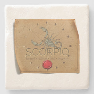 Zodiac - Scorpio - Coaster