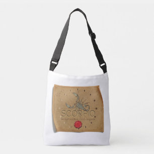Zodiac - Scorpio - Cross Body Tote Bag