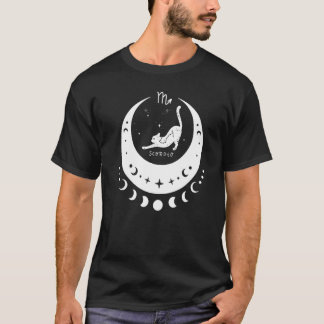 Zodiac Scorpio Horoscope Astrology Sign Cat Cresce T-Shirt