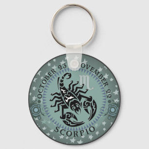Zodiac Scorpio Key Ring