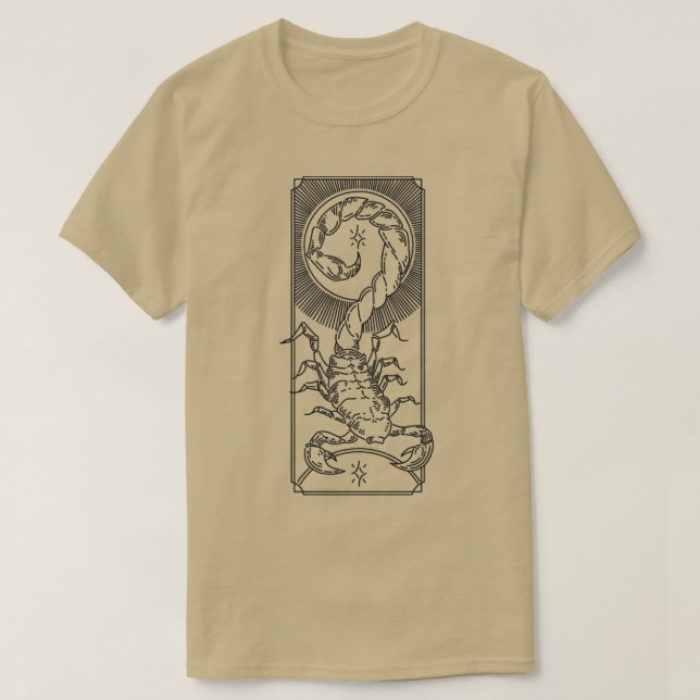 Zodiac Scorpio Line pos T-Shirt (Design Front)