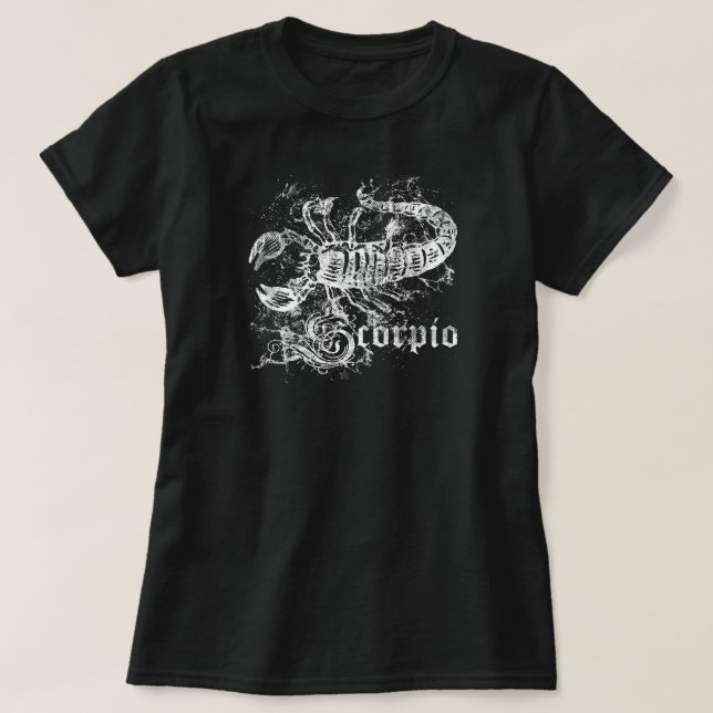 Zodiac Scorpio T-Shirt (Design Front)