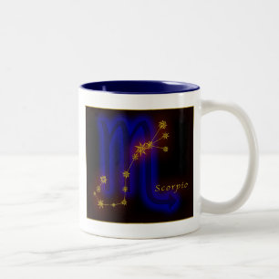 Zodiac - Scorpio Two-Tone Coffee Mug