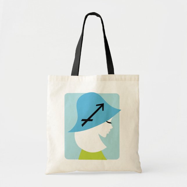 Zodiac shopping bag -sagittarius (Front)