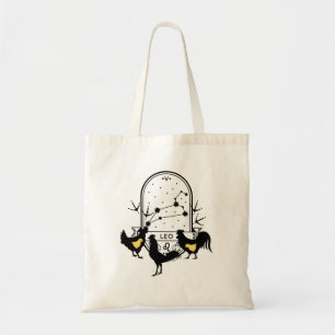 Zodiac Sign and Matching Pets. Leo - Chicken.w Tote Bag