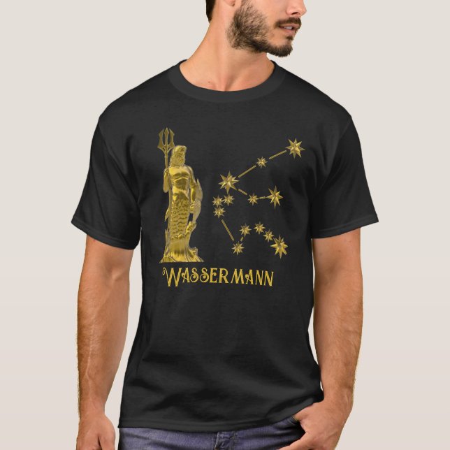 Zodiac sign Aquarius -  T-Shirt (Front)