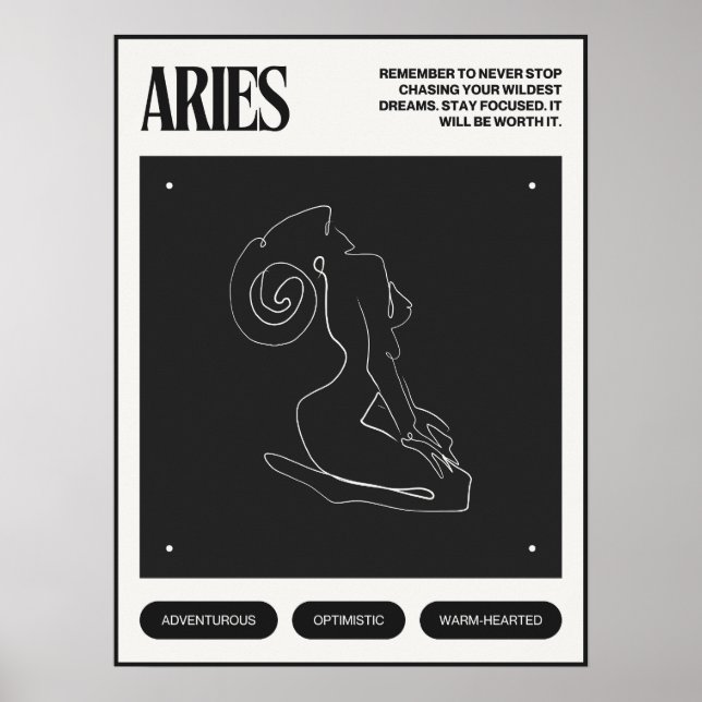 Zodiac Sign Aries (Front)
