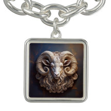 Zodiac Sign Aries Marble Star Background