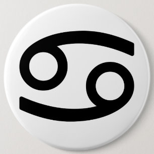 Zodiac sign Cancer 6 Cm Round Badge