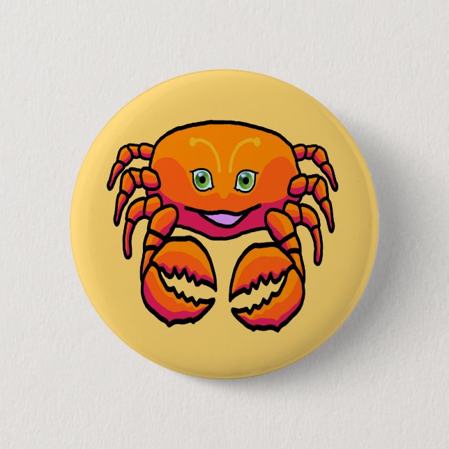 Zodiac sign Cancer 6 Cm Round Badge (Front)