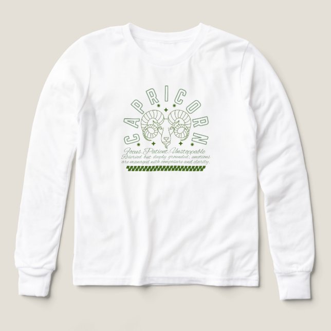 Zodiac sign-CAPRICORN born (Design Front)