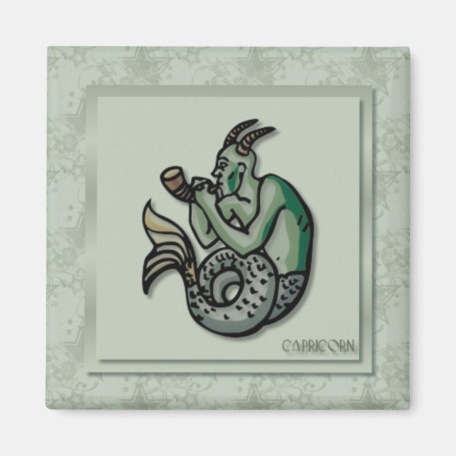 Zodiac Sign Capricorn Magnet (Front)