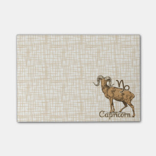 Zodiac Sign Capricorn Symbol Post-it Notes